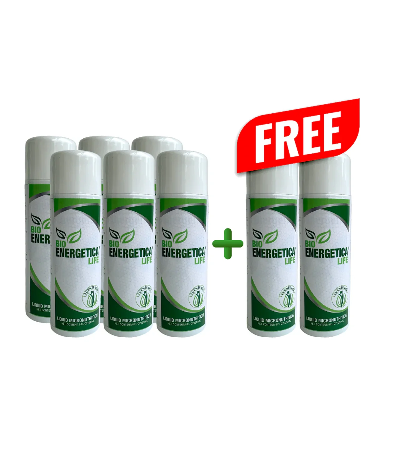 Promoción 6 más 2 gratis Bioenergetica Life